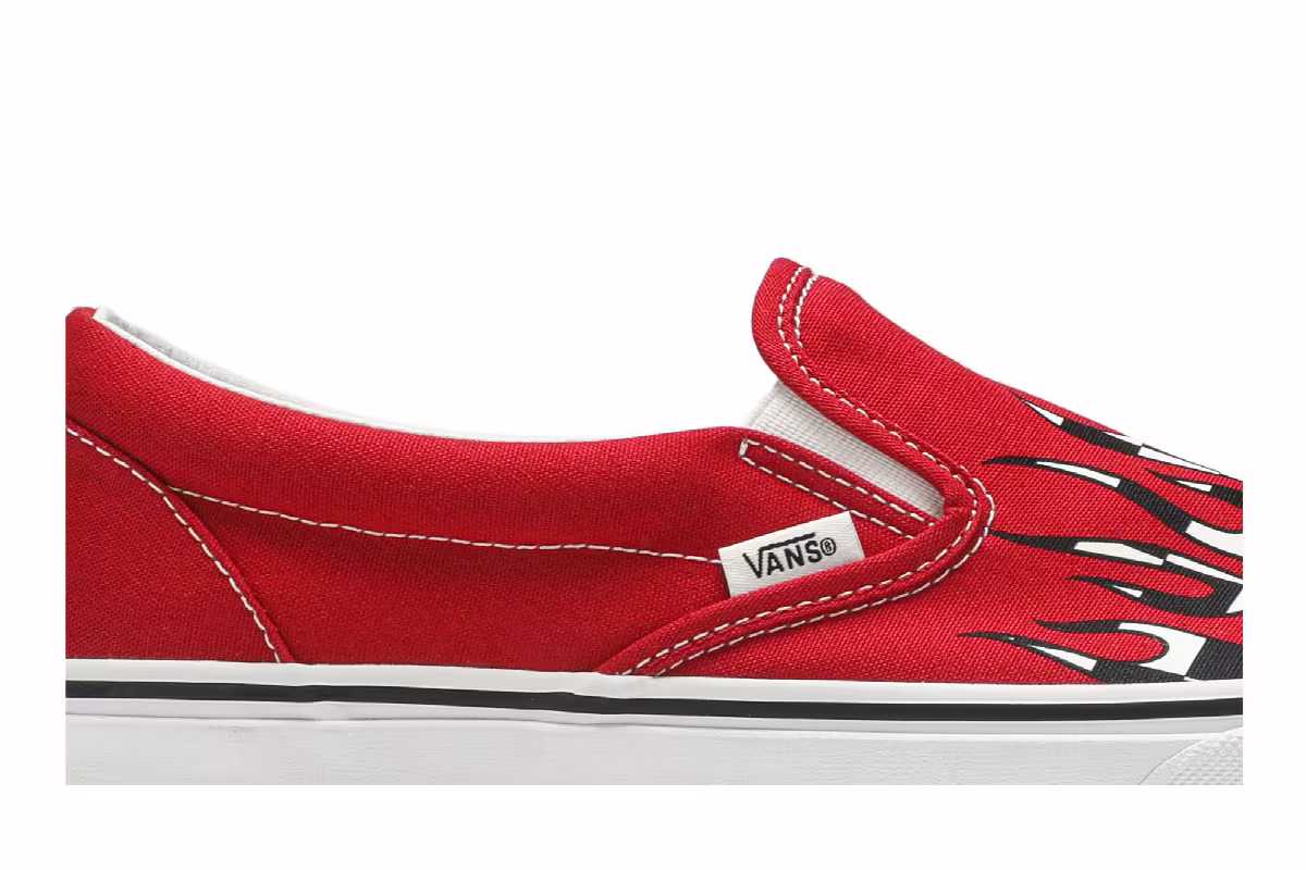 Vans Slip-On Checker Flame, view 3
