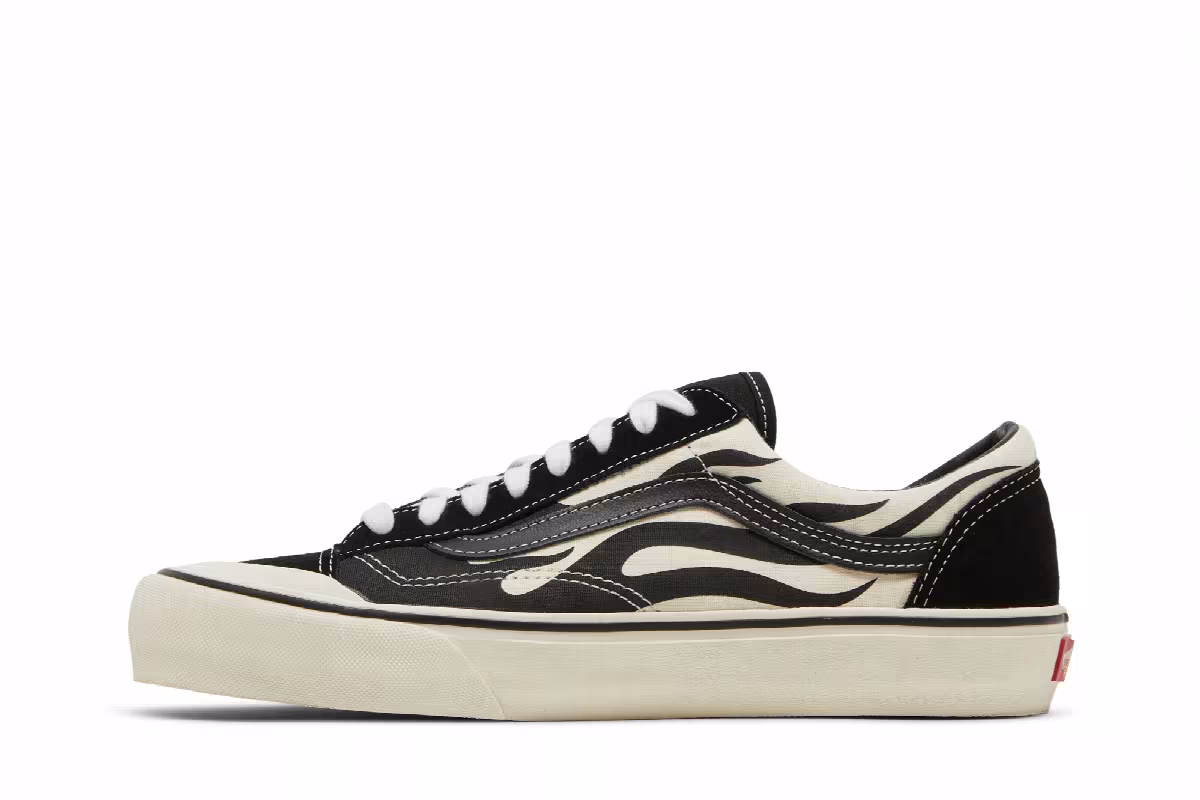 Vans Style 36 SF Black Flames, view 4