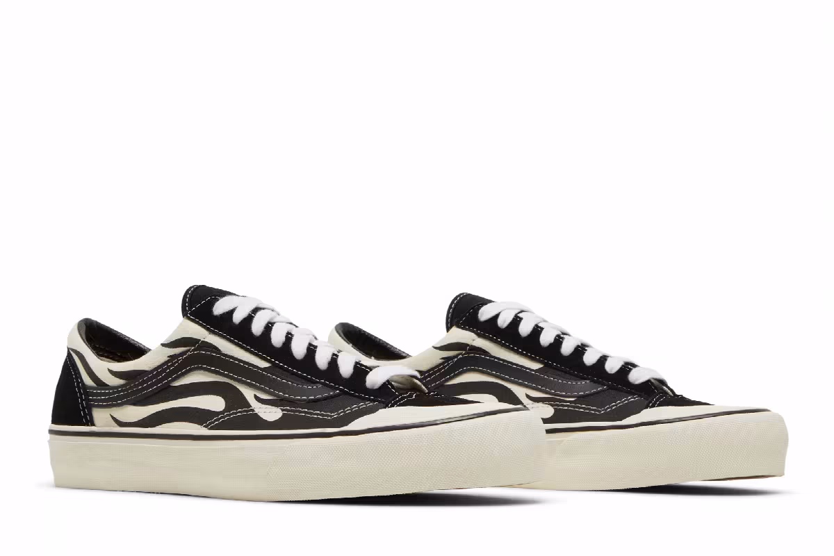 Vans Style 36 SF Black Flames, view 9
