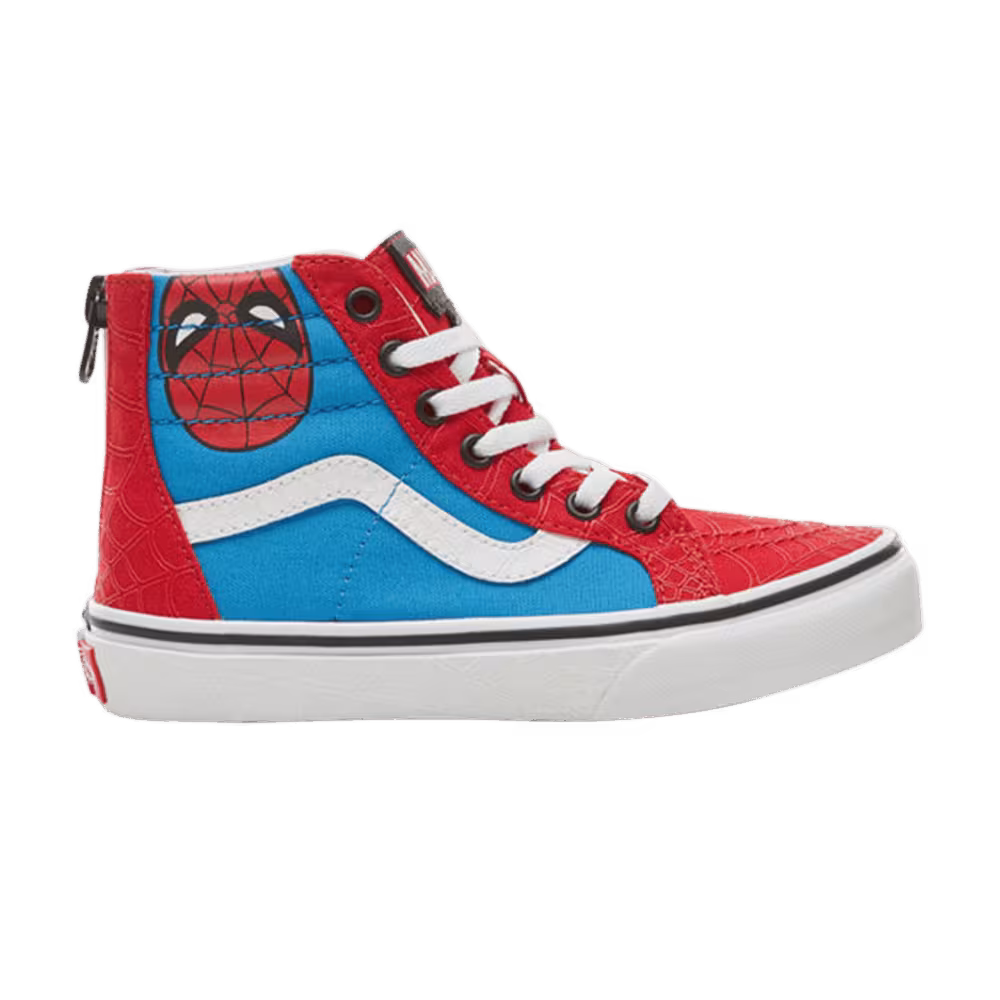 Marvel x Vans SK8-Hi Zip Kids Spiderman
