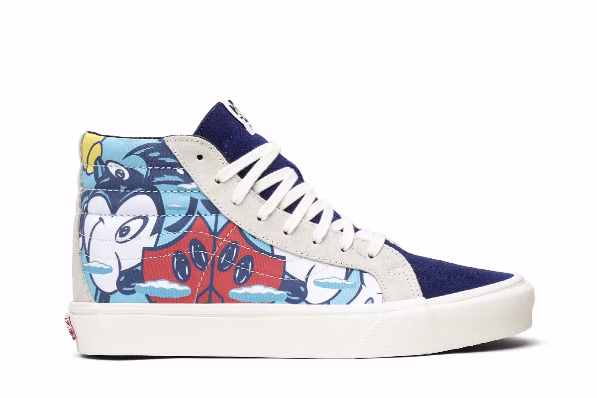 Disney x John Van Hamersveld x Vans Sk8-Hi Mickeys 90th, view 2