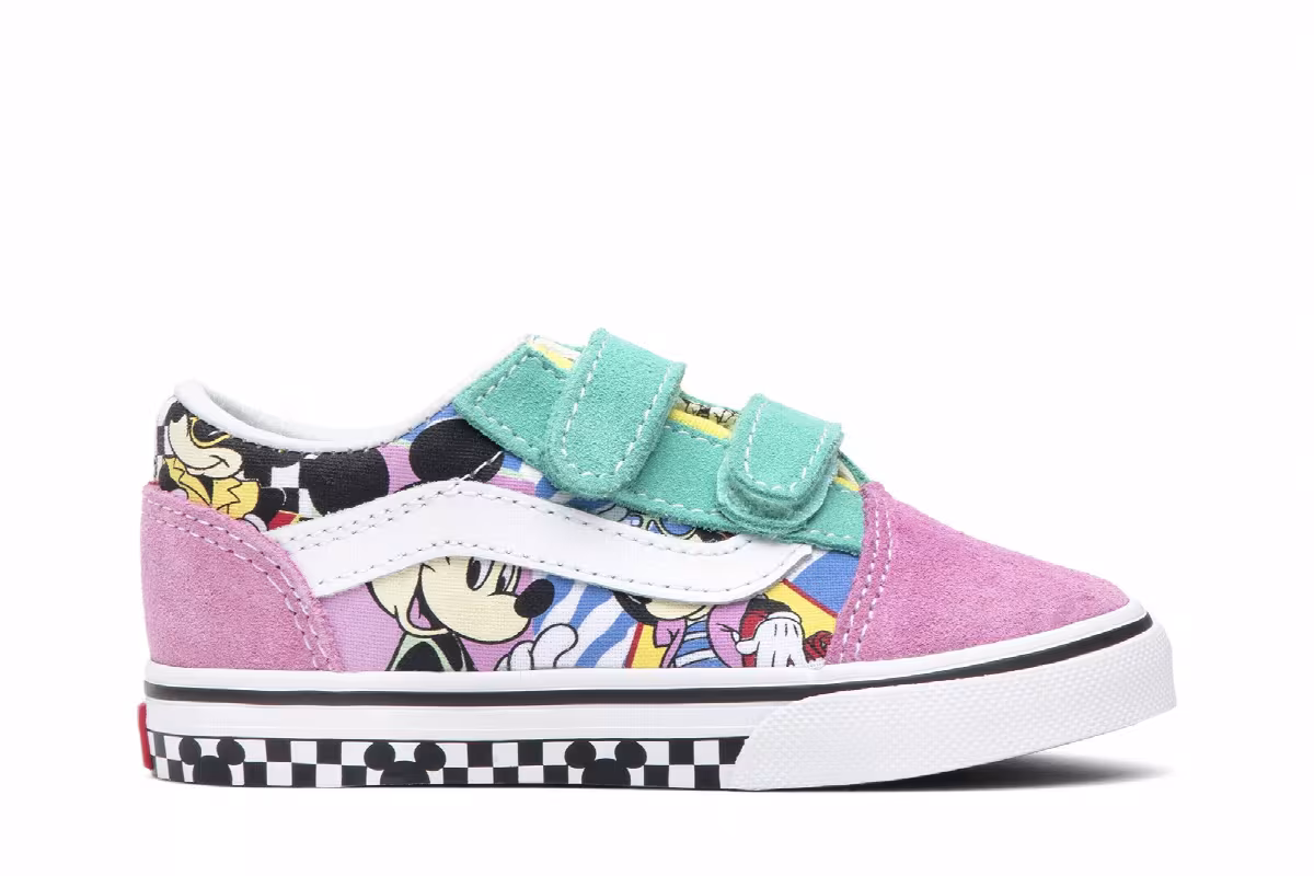 Disney x Vans Old Skool Velcro Toddler 80s Mickey, view 2