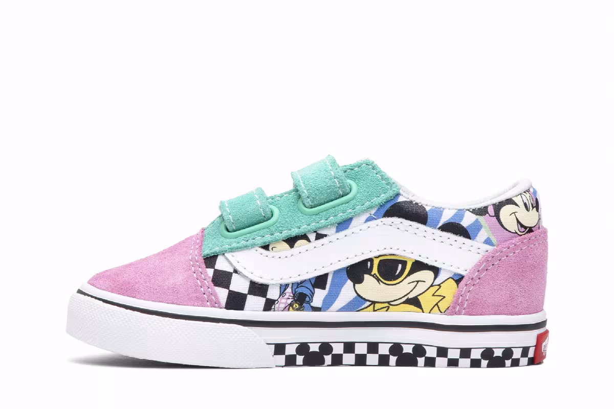 Disney x Vans Old Skool Velcro Toddler 80s Mickey, view 4