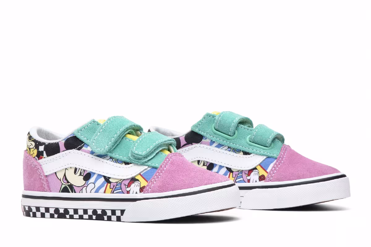 Disney x Vans Old Skool Velcro Toddler 80s Mickey, view 9