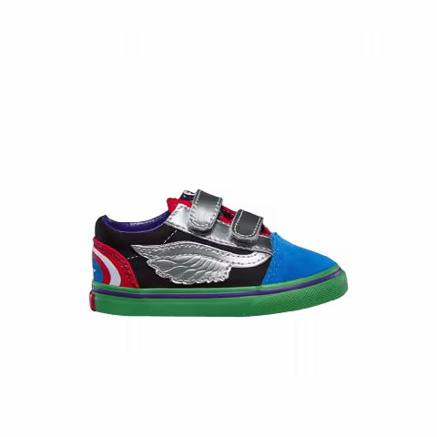 Marvel x Vans Old Skool Velcro Toddler 'Avengers'
