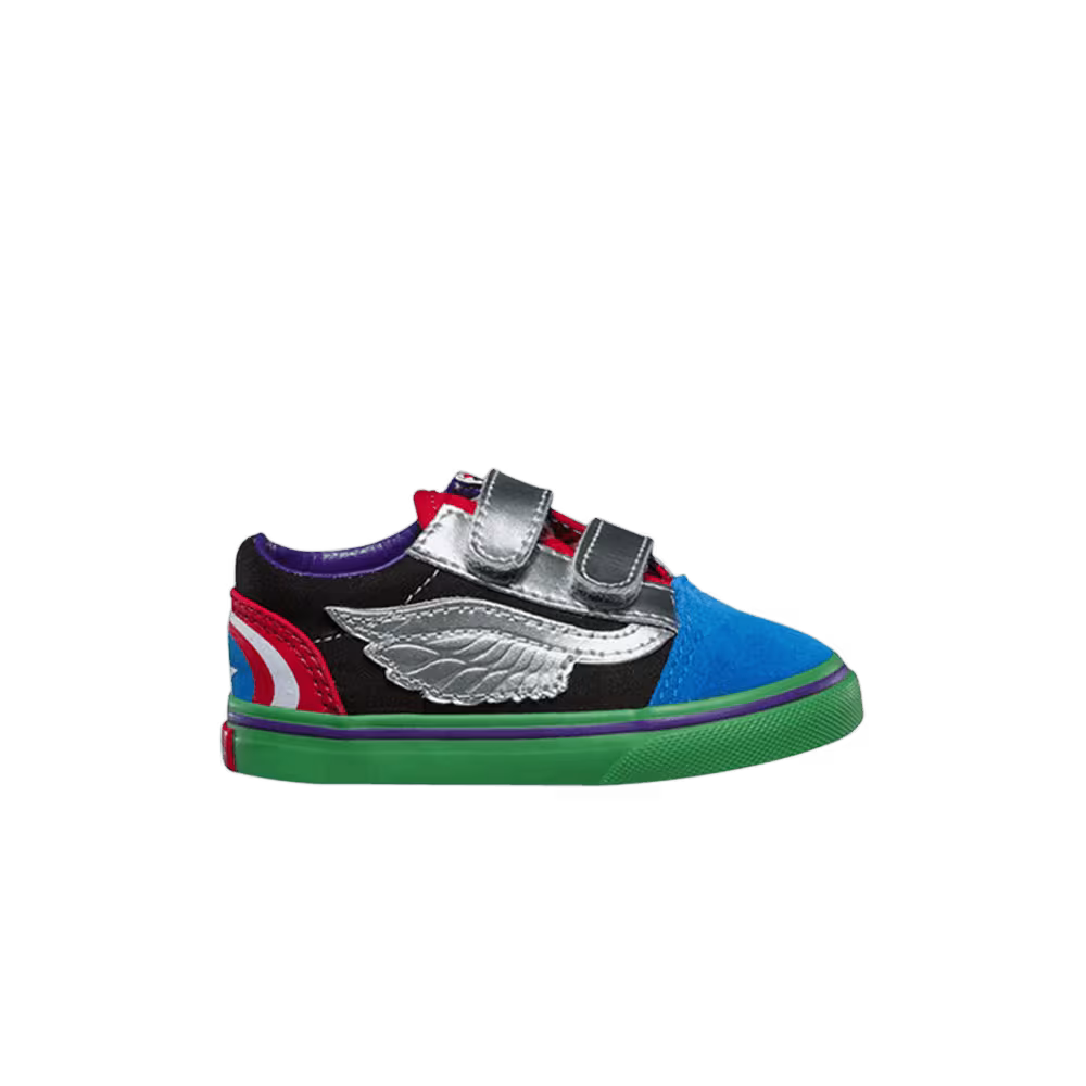 Marvel x Vans Old Skool Velcro Toddler Avengers