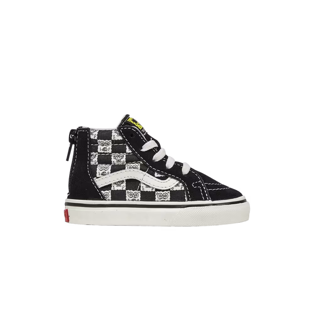Vans Sk8-Hi Zip LX Toddler Spongebob Checkerboard