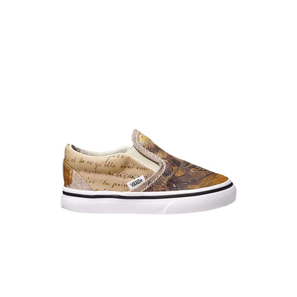 Vincent Van Gogh x Vans Classic Slip-On Toddler Skull