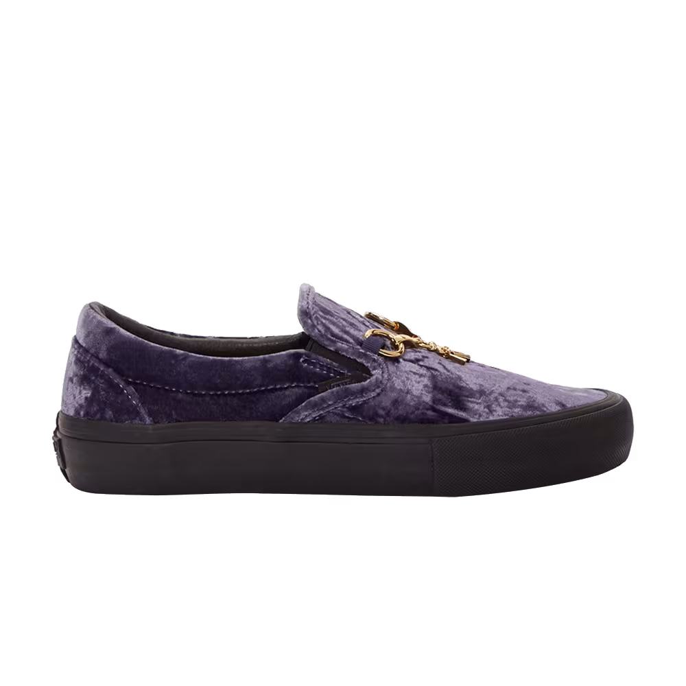 Vans Needles x Slip-On Purple Velvet
