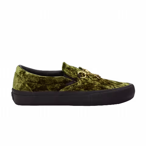 Needles x Vans Slip-On 'Green Velvet'