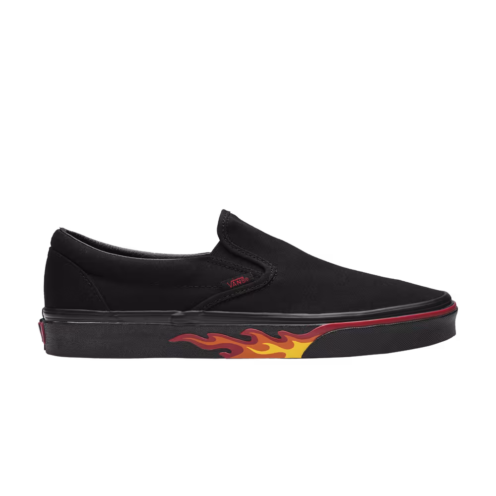 Vans Slip On Flame Wall