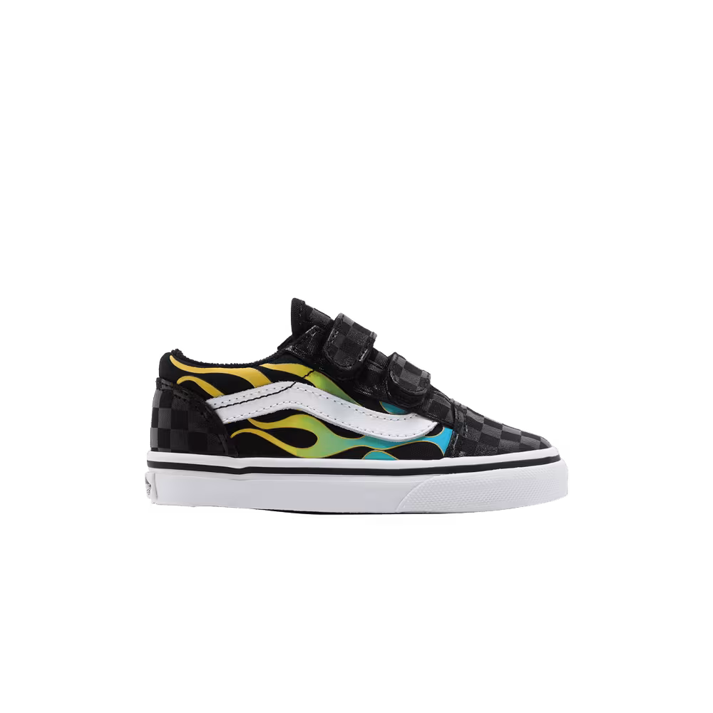 Vans Old Skool V Toddler Glow Flame