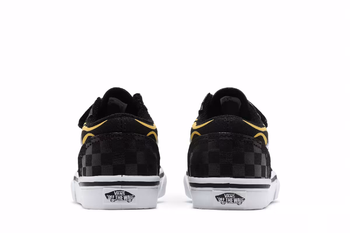 Vans Old Skool V Toddler Glow Flame, view 7