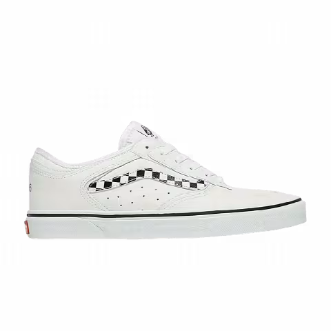 Vans Rowley Classic 'Checkerboard Sidestripe - White Black'