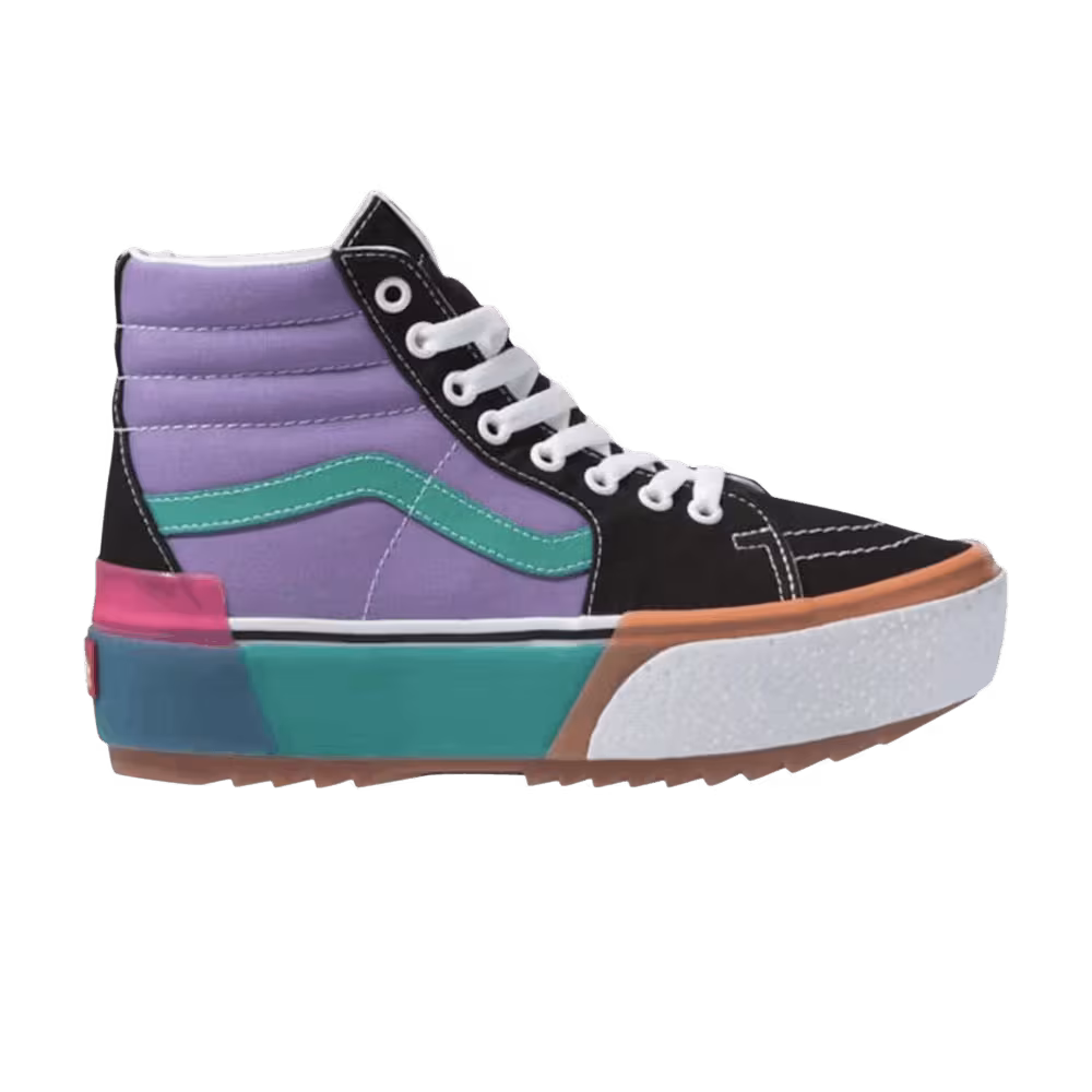 Vans Sk8-Hi Stacked Confetti - Fairy Wren Sea Green