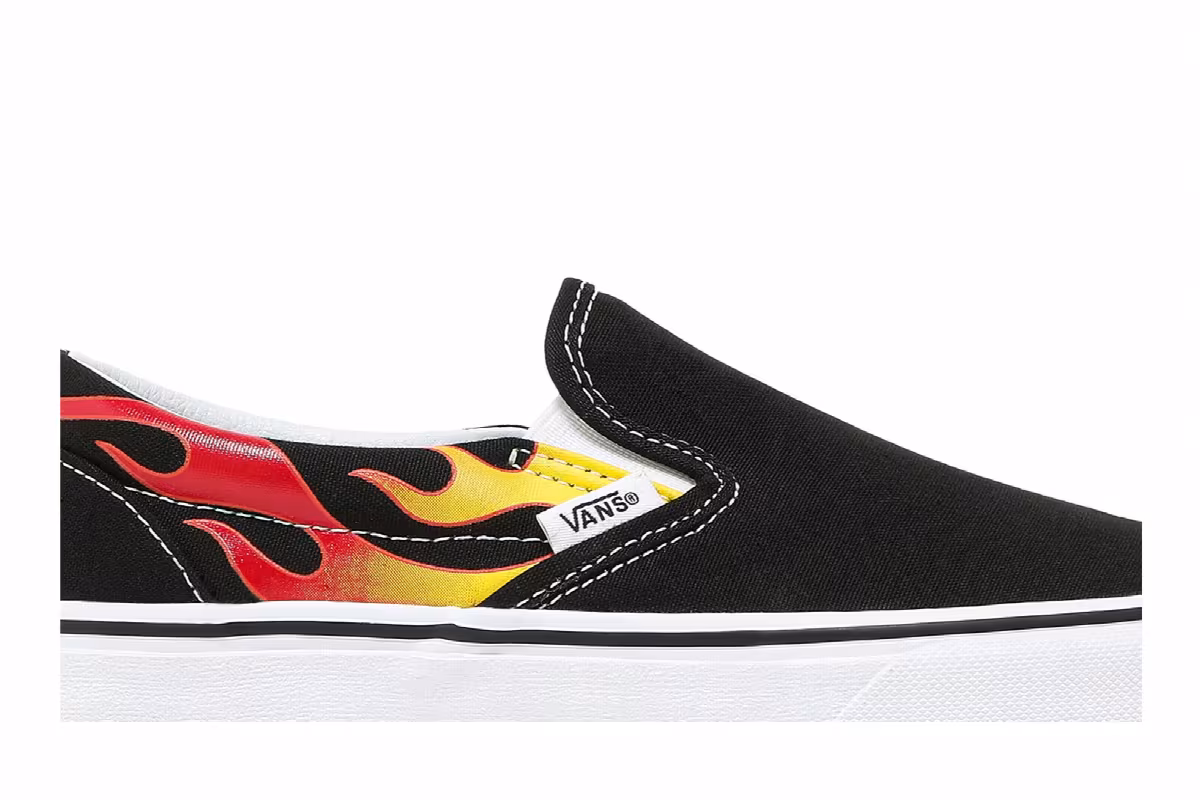 Vans Classic Slip-On Flames, view 3