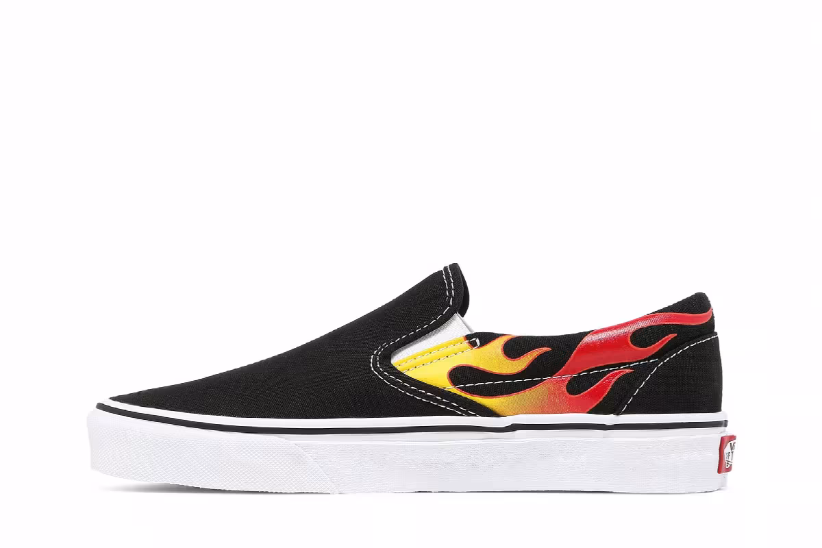 Vans Classic Slip-On Flames, view 4