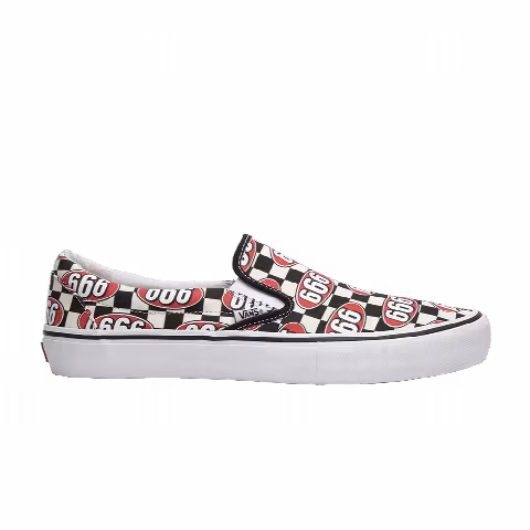 Vans Supreme x Slip-On 'Cream 666'