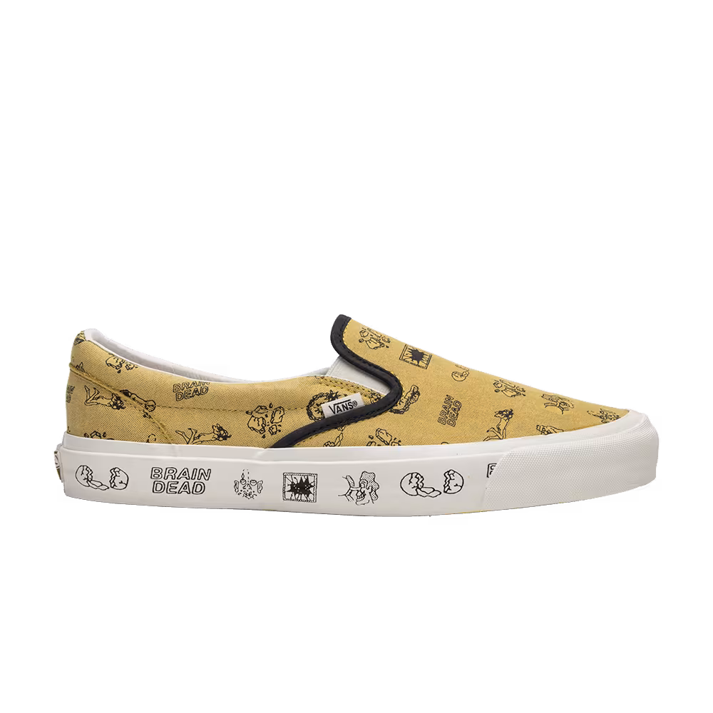Brain Dead x Vans Classic Slip-On LX Aspen Gold