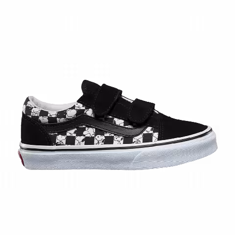 Peanuts x Vans Old Skool V Kids 'Snoopy Checkerboard'