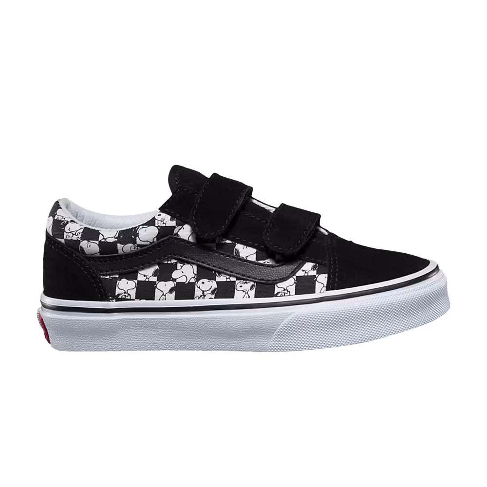 Peanuts x Vans Old Skool V Kids Snoopy Checkerboard