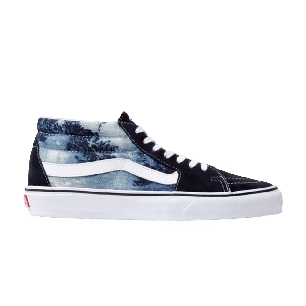 Supreme x Vans Sk8-Mid Bleached Denim