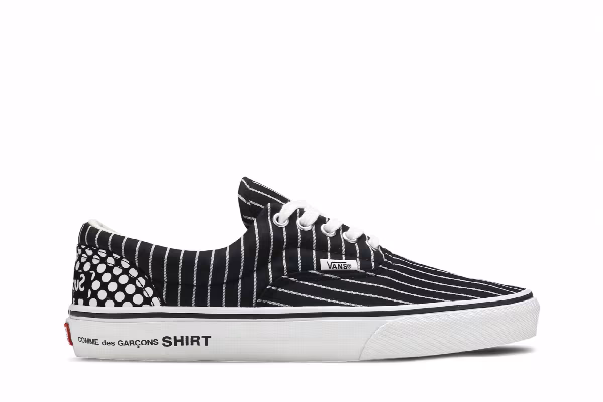 Comme des Garçons x Supreme x Vans Era Pinstripe, view 2