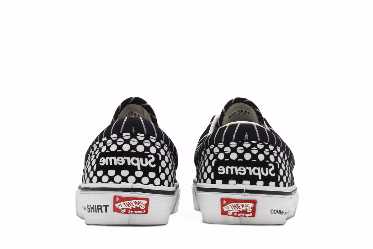 Comme des Garçons x Supreme x Vans Era Pinstripe, view 7