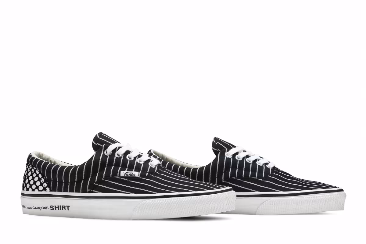 Comme des Garçons x Supreme x Vans Era Pinstripe, view 9