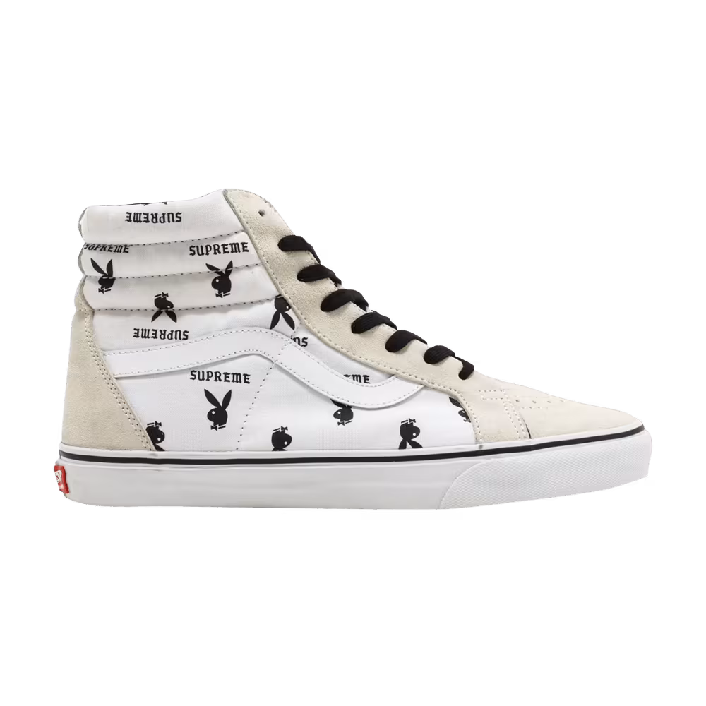 Supreme x Playboy x Vans Sk8-Hi Reissue Pro White