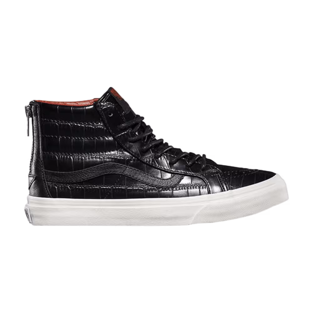 Vans Sk8-Hi Slim Zip Croc Leather