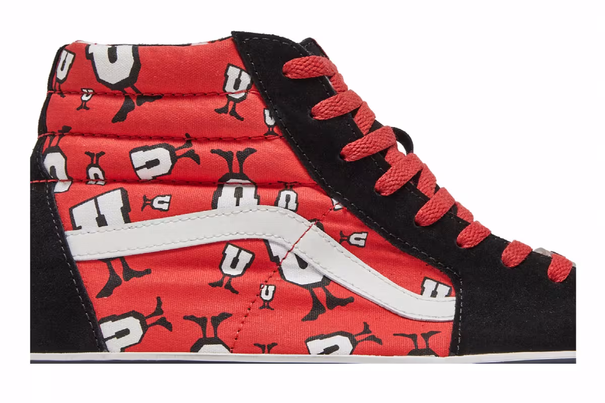 Undefeated x Vans Sk8 Hi Un Bulls, view 3
