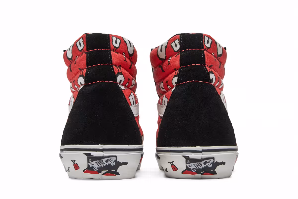 Undefeated x Vans Sk8 Hi Un Bulls, view 7