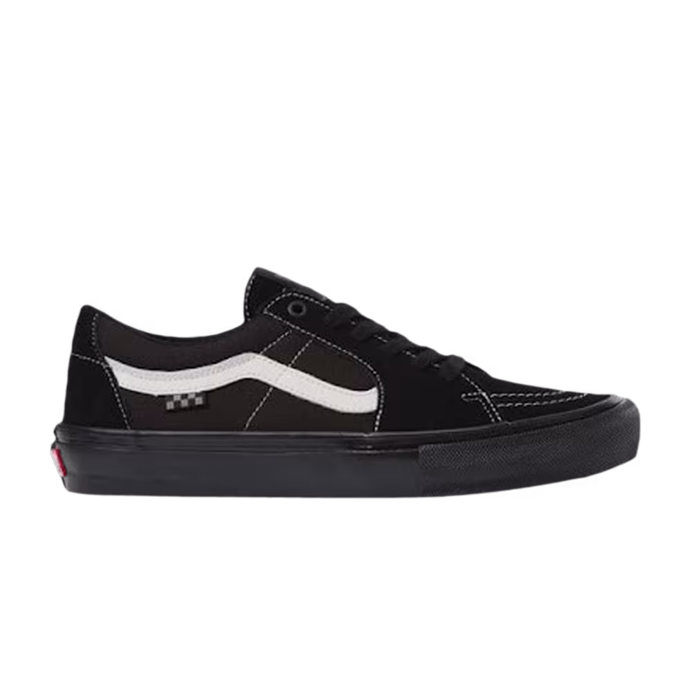 Vans Skate Sk8-Low Checkboard - Black