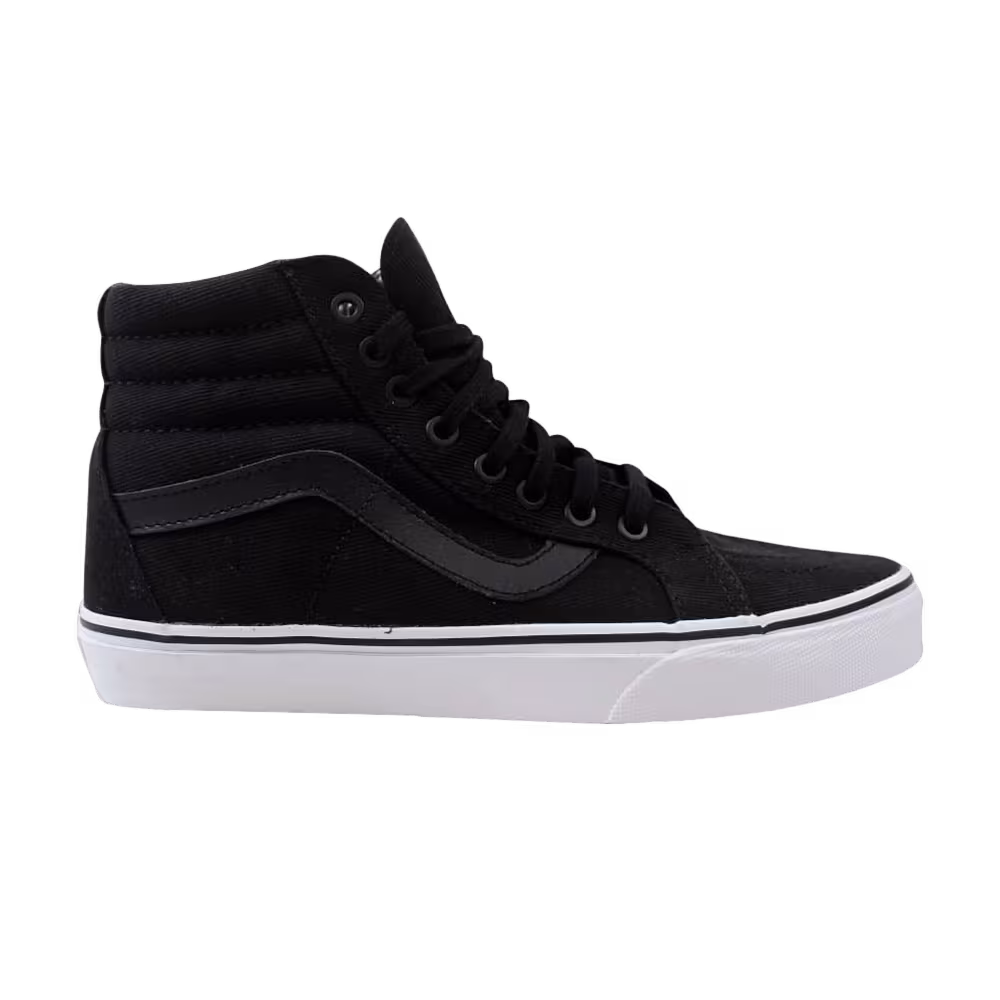 Vans Sk8-Hi Reissue Twill & Gingham - Black