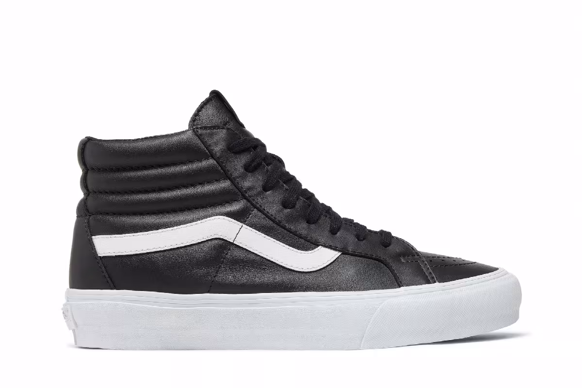 Vans Sk8-Hi Reissue VLT LX Dream Leather - Black, view 2