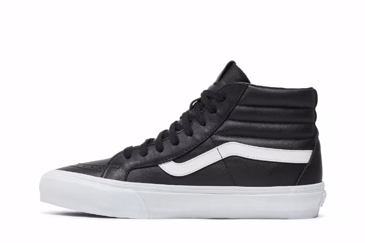 Vans Sk8-Hi Reissue VLT LX Dream Leather - Black, view 4