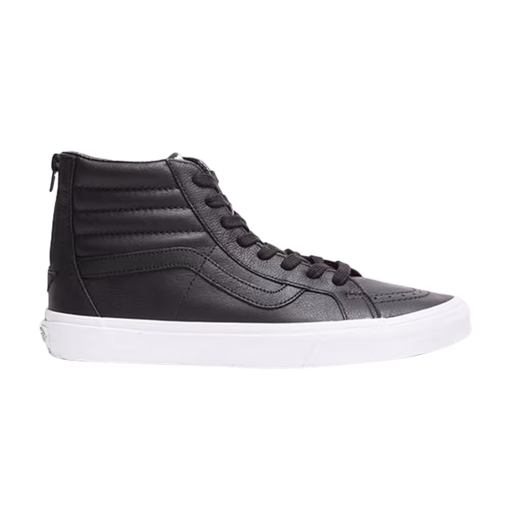 Vans Sk8 Hi Reissue Zip Premium Leather Black
