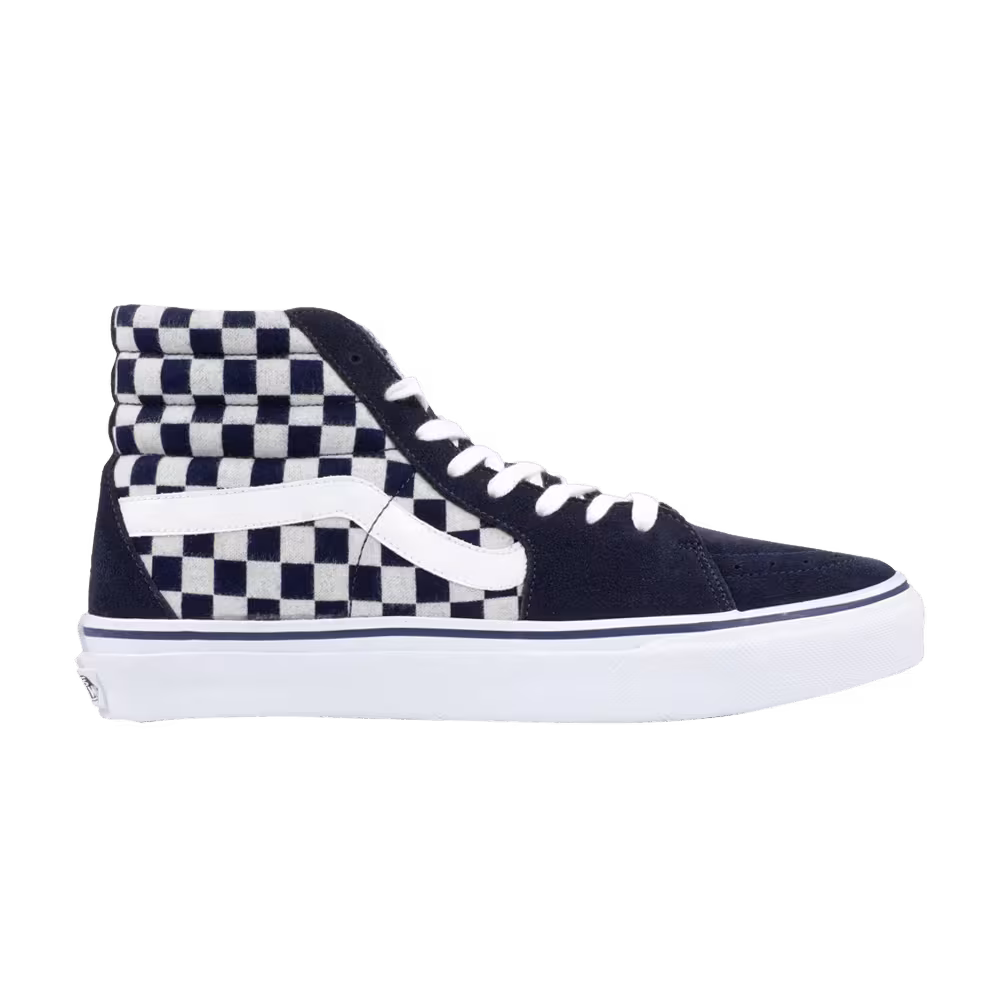 Vans Sk8-Hi Checkerboard - Navy