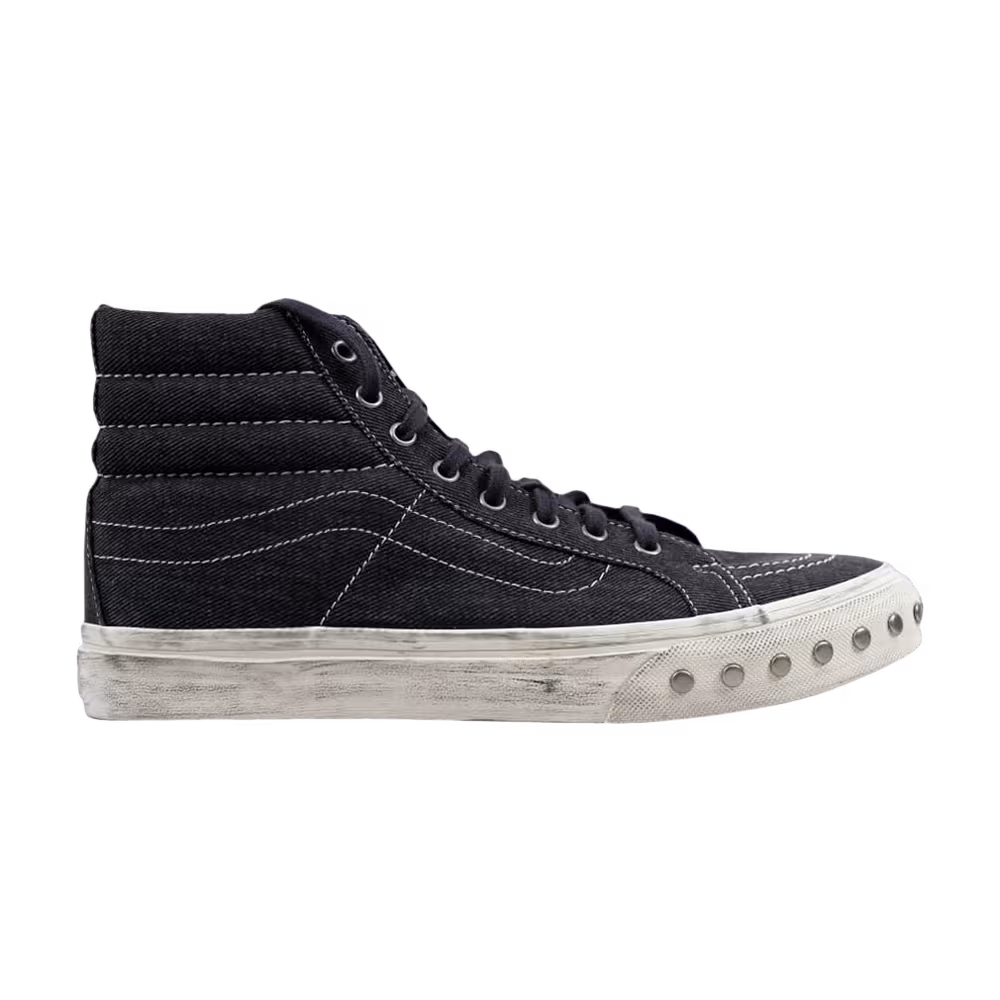 Vans Sk8-Hi Slim Overwashed Blue Graphite