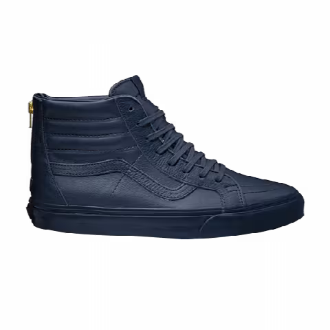 Vans California Sk8-Hi Zip Boot Leather Dress Blue