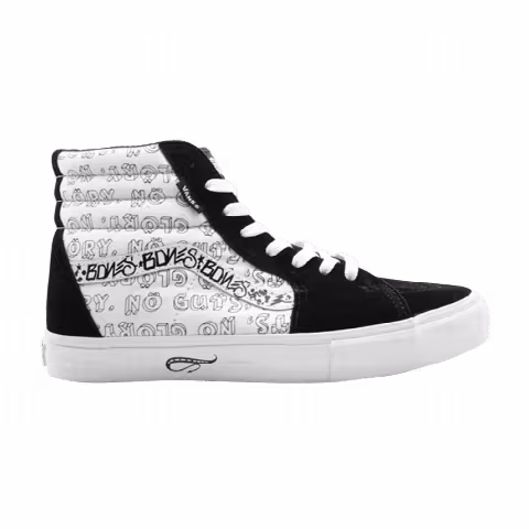 WTAPS x Vans Syndicate Sk8-Hi 'No Guts No Glory - Black White'