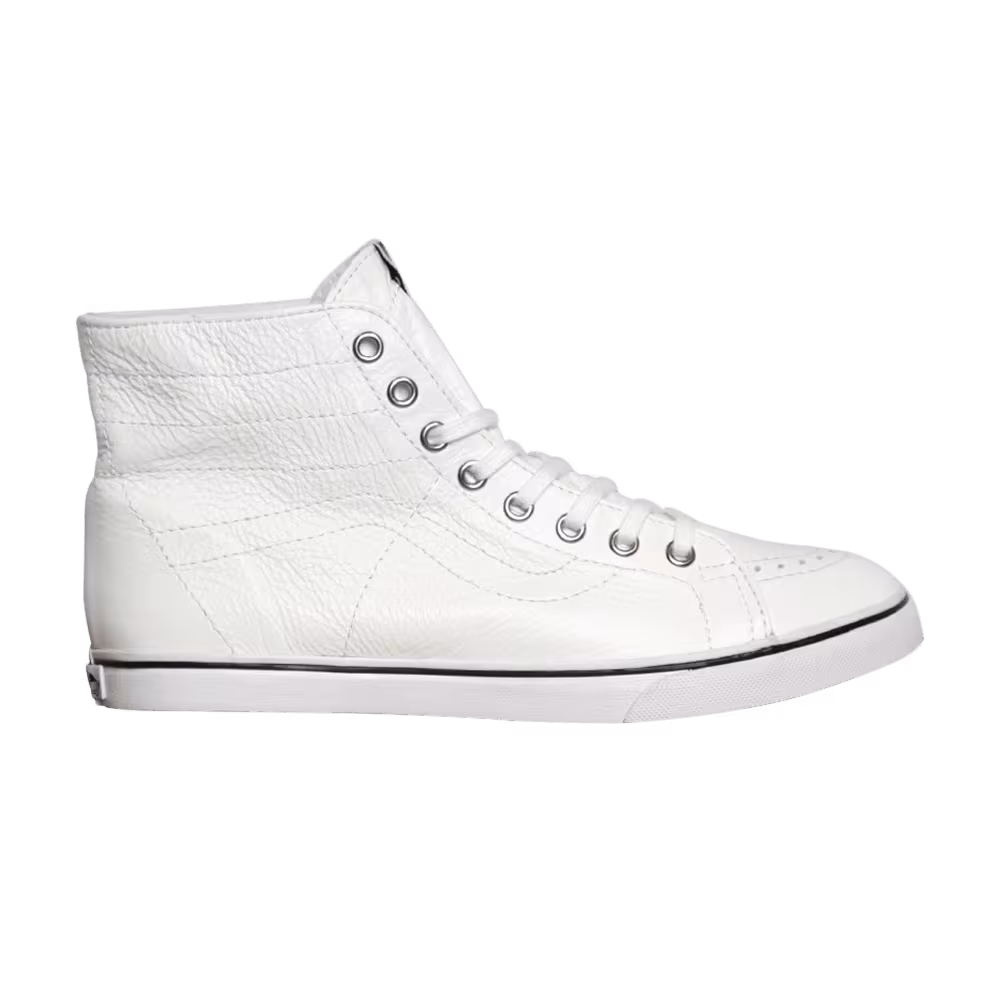 Vans Sk8-Hi D-Lo Leather White