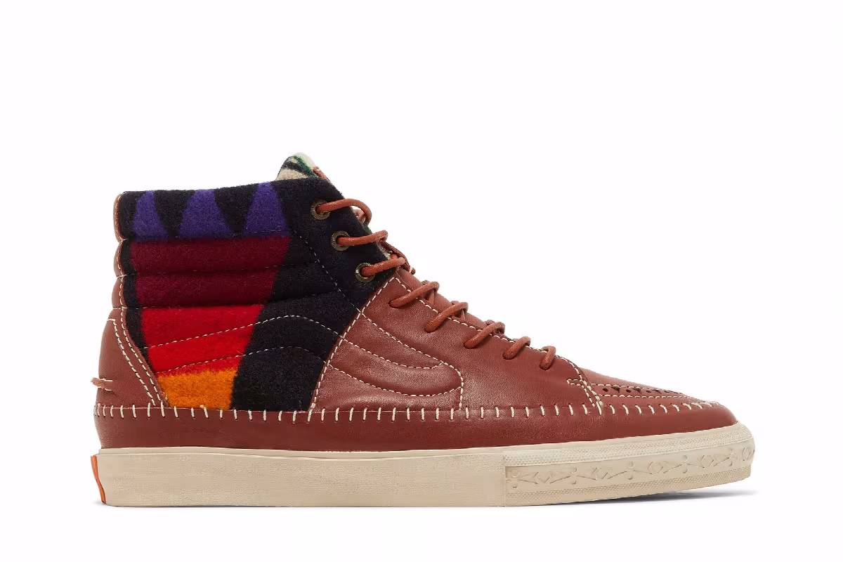 Vans Taka Hayashi x Sk8-Hi LX Pendleton, view 2