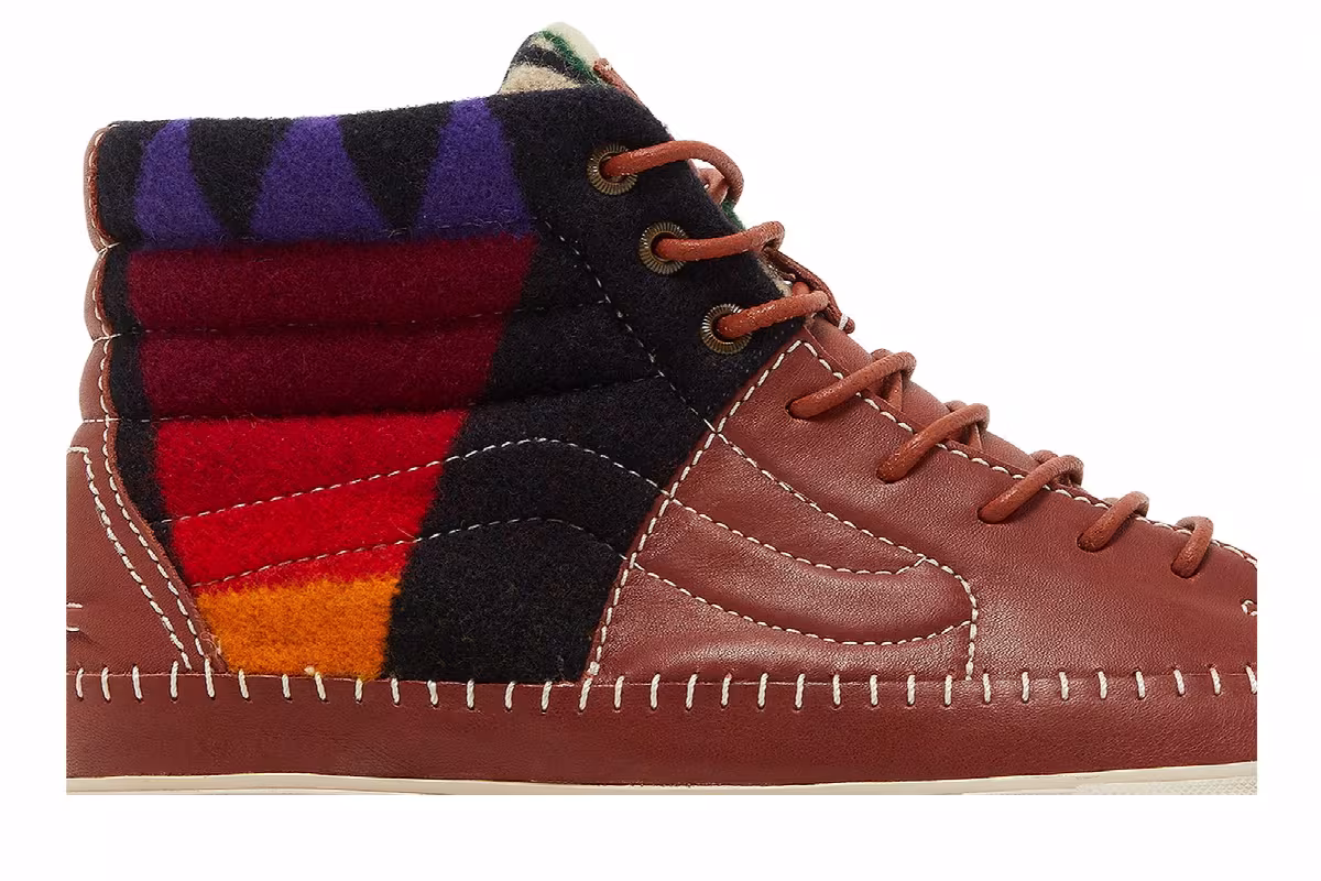 Vans Taka Hayashi x Sk8-Hi LX Pendleton, view 3