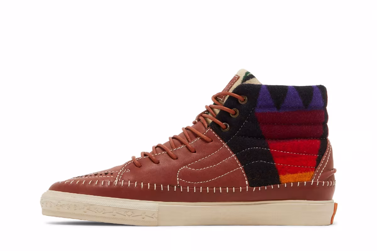 Vans Taka Hayashi x Sk8-Hi LX Pendleton, view 4