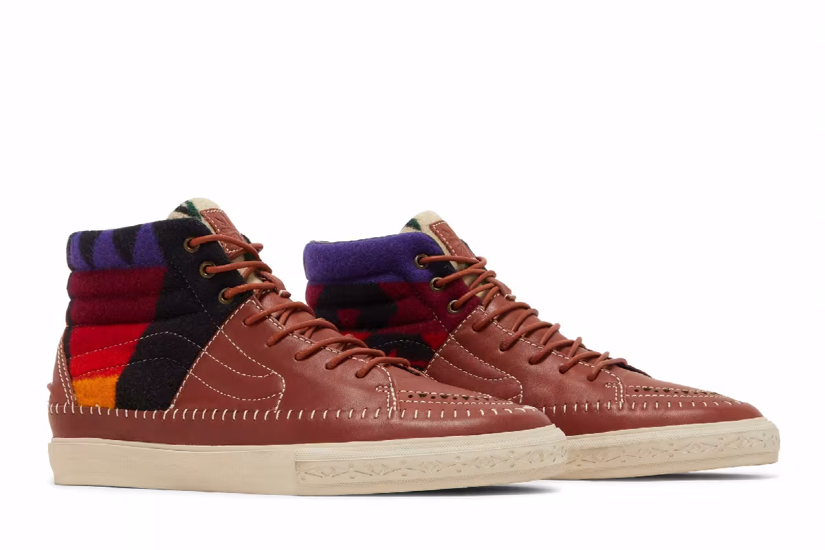 Vans Taka Hayashi x Sk8-Hi LX Pendleton, view 9