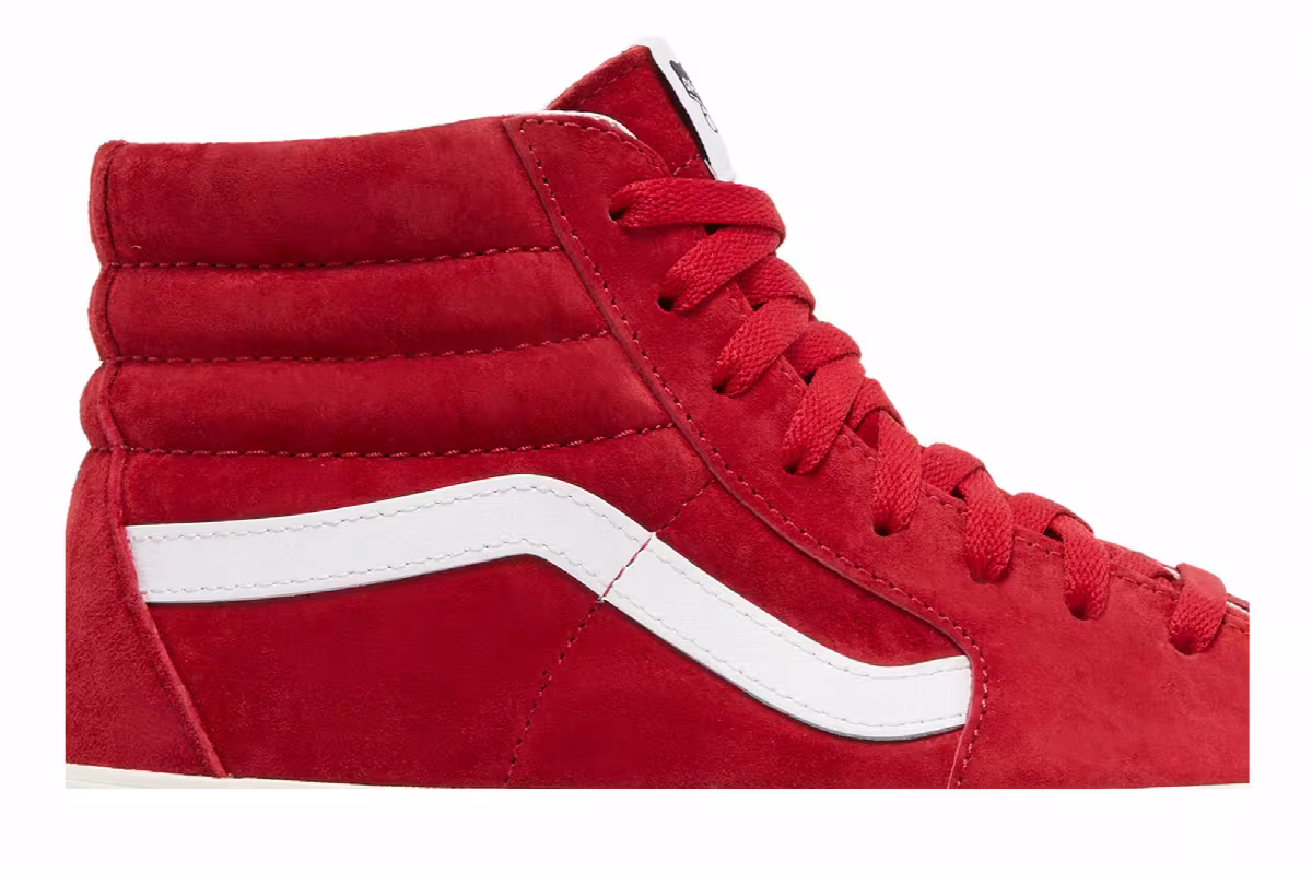 Vans Sk8-Hi Pig Suede - Chili Pepper, view 3