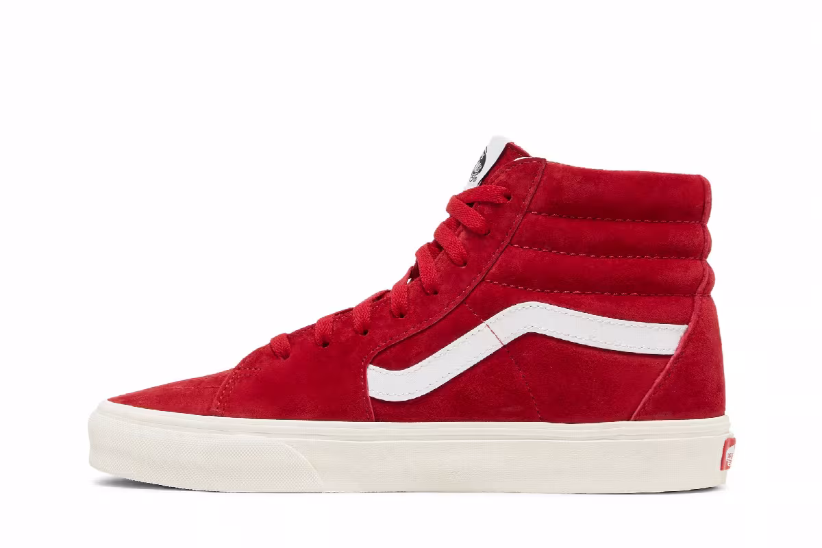 Vans Sk8-Hi Pig Suede - Chili Pepper, view 4