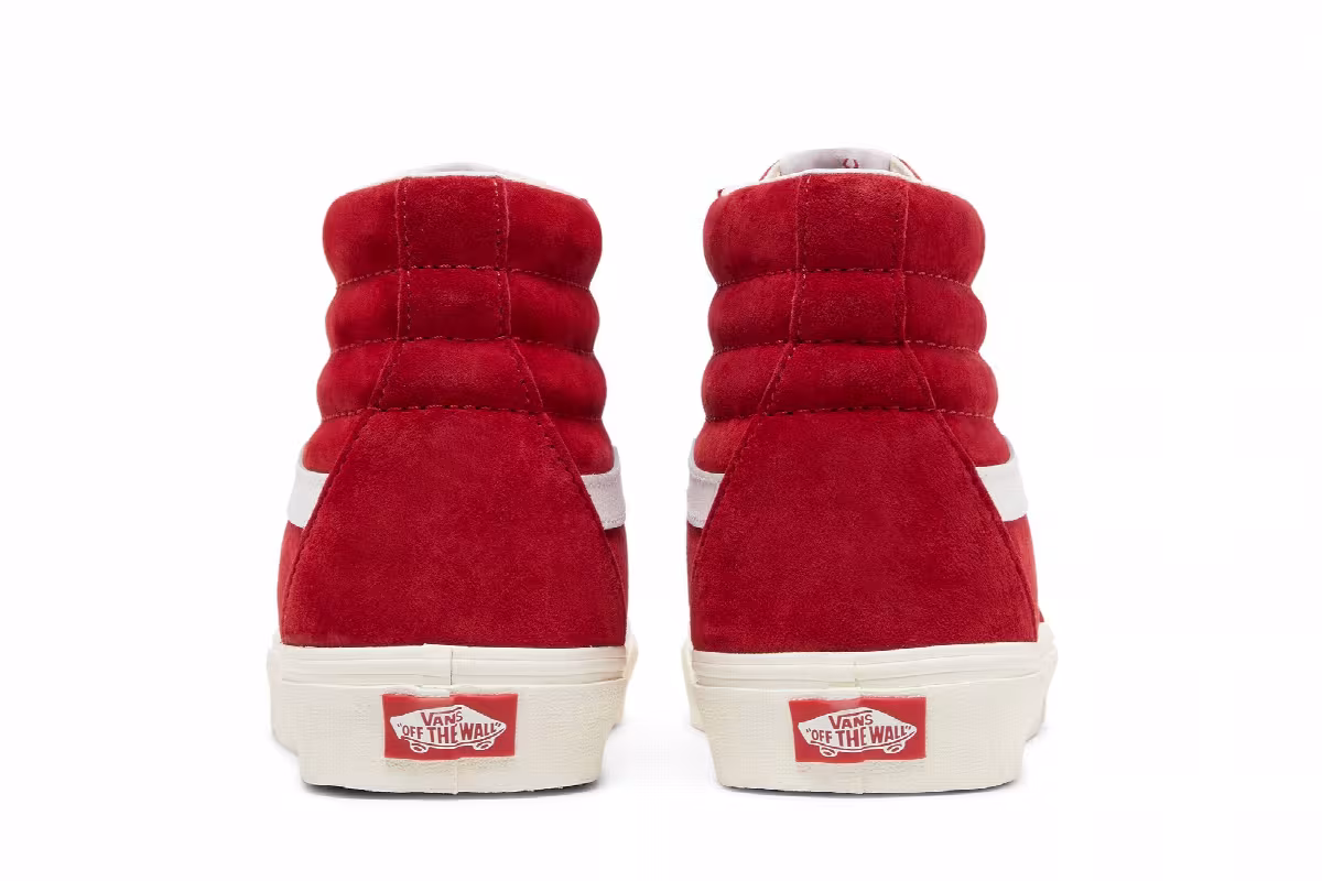 Vans Sk8-Hi Pig Suede - Chili Pepper, view 7